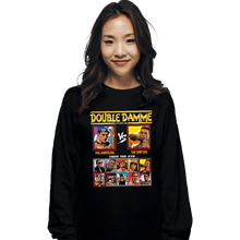 Load image into Gallery viewer, Shirts Long Sleeve Shirts, Unisex / Small / Black Double Damme