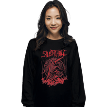 Load image into Gallery viewer, Shirts Long Sleeve Shirts, Unisex / Small / Black Silent Red Thing