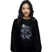Load image into Gallery viewer, Shirts Long Sleeve Shirts, Unisex / Small / Black Magic Night