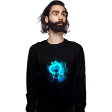 Load image into Gallery viewer, Shirts Long Sleeve Shirts, Unisex / Small / Black Mercury Art