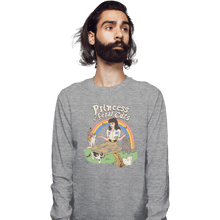 Load image into Gallery viewer, Shirts Long Sleeve Shirts, Unisex / Small / Sports Grey Princess Of Feral Cats