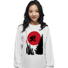 Load image into Gallery viewer, Daily_Deal_Shirts Long Sleeve Shirts, Unisex / Small / White The Extra-Terrestrial in Japan