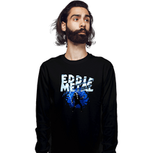 Load image into Gallery viewer, Shirts Long Sleeve Shirts, Unisex / Small / Black Eddie Metal
