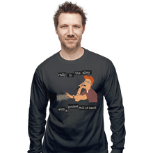 Load image into Gallery viewer, Shirts Long Sleeve Shirts, Unisex / Small / Charcoal Pocket Full Of Sand