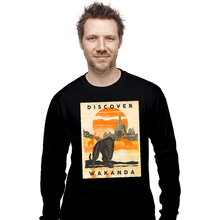 Load image into Gallery viewer, Secret_Shirts Long Sleeve Shirts, Unisex / Small / Black Wakanda Vacation
