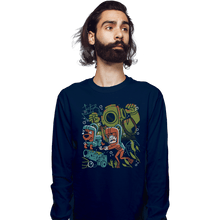 Load image into Gallery viewer, Daily_Deal_Shirts Long Sleeve Shirts, Unisex / Small / Navy Mystery Dive