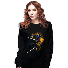 Load image into Gallery viewer, Daily_Deal_Shirts Long Sleeve Shirts, Unisex / Small / Black The Two White Blades