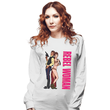 Load image into Gallery viewer, Daily_Deal_Shirts Long Sleeve Shirts, Unisex / Small / White Rebel Woman