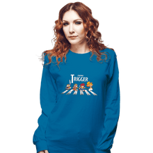 Load image into Gallery viewer, Secret_Shirts Long Sleeve Shirts, Unisex / Small / Sapphire Chrono Road