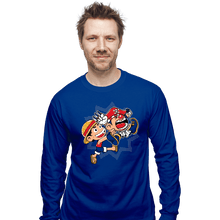 Load image into Gallery viewer, Secret_Shirts Long Sleeve Shirts, Unisex / Small / Royal Blue Super Stretchy Boy