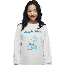Load image into Gallery viewer, Shirts Long Sleeve Shirts, Unisex / Small / White Knight Sabers