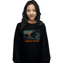 Load image into Gallery viewer, Shirts Long Sleeve Shirts, Unisex / Small / Black Visit Mount Doom