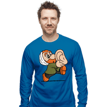 Load image into Gallery viewer, Shirts Long Sleeve Shirts, Unisex / Small / Sapphire Super Vincent