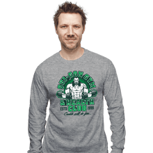 Load image into Gallery viewer, Daily_Deal_Shirts Long Sleeve Shirts, Unisex / Small / Sports Grey Qui-Gon Gym