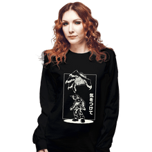 Load image into Gallery viewer, Daily_Deal_Shirts Long Sleeve Shirts, Unisex / Small / Black Threat From Above
