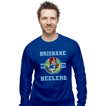 Load image into Gallery viewer, Daily_Deal_Shirts Long Sleeve Shirts, Unisex / Small / Royal Blue Brisbane Heelers