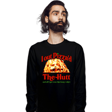 Load image into Gallery viewer, Secret_Shirts Long Sleeve Shirts, Unisex / Small / Black Out Pizza The Hut
