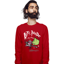 Load image into Gallery viewer, Shirts Long Sleeve Shirts, Unisex / Small / Red Zim Pilgrim
