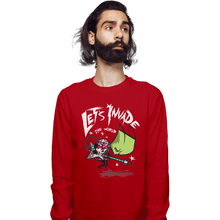 Load image into Gallery viewer, Shirts Long Sleeve Shirts, Unisex / Small / Red Zim Pilgrim