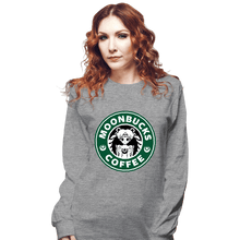 Load image into Gallery viewer, Shirts Long Sleeve Shirts, Unisex / Small / Sports Grey Moonbucks