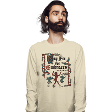 Load image into Gallery viewer, Daily_Deal_Shirts Long Sleeve Shirts, Unisex / Small / Natural Illuminated Free Hugs