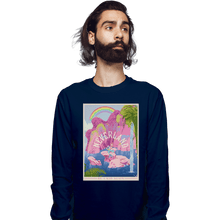 Load image into Gallery viewer, Shirts Long Sleeve Shirts, Unisex / Small / Navy Visit Neverland