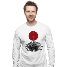 Load image into Gallery viewer, Shirts Long Sleeve Shirts, Unisex / Small / White Red Sun Alpha Predator