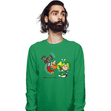 Load image into Gallery viewer, Shirts Long Sleeve Shirts, Unisex / Small / Irish Green The Triforge Gag