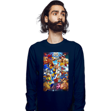 Load image into Gallery viewer, Secret_Shirts Long Sleeve Shirts, Unisex / Small / Navy XMen V Street Fighter