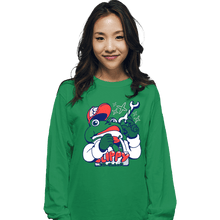 Load image into Gallery viewer, Shirts Long Sleeve Shirts, Unisex / Small / Irish Green Slippy Toad