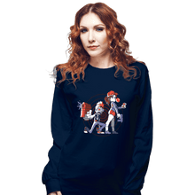 Load image into Gallery viewer, Secret_Shirts Long Sleeve Shirts, Unisex / Small / Navy Zombies Ate My