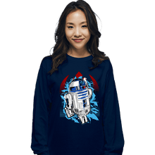 Load image into Gallery viewer, Shirts Long Sleeve Shirts, Unisex / Small / Navy R2 Tags