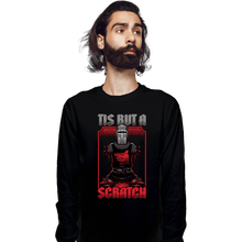 Load image into Gallery viewer, Secret_Shirts Long Sleeve Shirts, Unisex / Small / Black Black Knight Quote