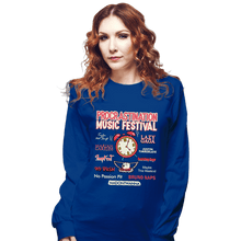 Load image into Gallery viewer, Daily_Deal_Shirts Long Sleeve Shirts, Unisex / Small / Royal Blue Procrastination Festival