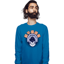 Load image into Gallery viewer, Shirts Long Sleeve Shirts, Unisex / Small / Sapphire The Peacemaker
