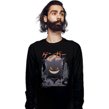 Load image into Gallery viewer, Secret_Shirts Long Sleeve Shirts, Unisex / Small / Black Ghost Type Kaiju
