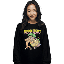 Load image into Gallery viewer, Shirts Long Sleeve Shirts, Unisex / Small / Black Food Fight