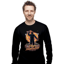 Load image into Gallery viewer, Shirts Long Sleeve Shirts, Unisex / Small / Black Retro Haddonfield Shape