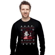 Load image into Gallery viewer, Shirts Long Sleeve Shirts, Unisex / Small / Black Despair Kuma Ugly Christmas Sweater
