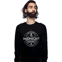 Load image into Gallery viewer, Shirts Long Sleeve Shirts, Unisex / Small / Black Midnight Society
