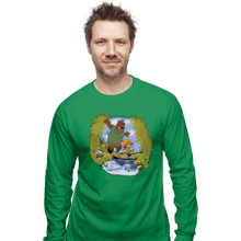 Load image into Gallery viewer, Daily_Deal_Shirts Long Sleeve Shirts, Unisex / Small / Irish Green Sherwood Awaits