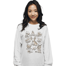 Load image into Gallery viewer, Shirts Long Sleeve Shirts, Unisex / Small / White Magic Spell notes