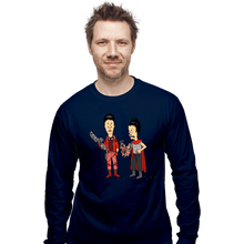 Load image into Gallery viewer, Daily_Deal_Shirts Long Sleeve Shirts, Unisex / Small / Navy Cyberpunk Is Cool
