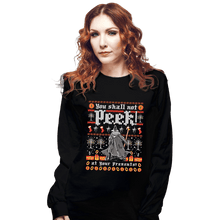 Load image into Gallery viewer, Secret_Shirts Long Sleeve Shirts, Unisex / Small / Black You Shall Not Peak