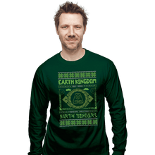 Load image into Gallery viewer, Shirts Long Sleeve Shirts, Unisex / Small / Forest Earth Kingdom Ugly Sweater