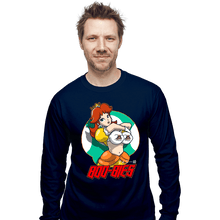 Load image into Gallery viewer, Secret_Shirts Long Sleeve Shirts, Unisex / Small / Navy Daisy Boos