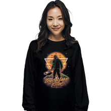 Load image into Gallery viewer, Shirts Long Sleeve Shirts, Unisex / Small / Black Retro Camper Killer