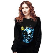 Load image into Gallery viewer, Shirts Long Sleeve Shirts, Unisex / Small / Black The King Triton