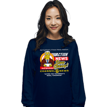 Load image into Gallery viewer, Daily_Deal_Shirts Long Sleeve Shirts, Unisex / Small / Navy Springfield Channel 6 Action News