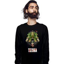 Load image into Gallery viewer, Daily_Deal_Shirts Long Sleeve Shirts, Unisex / Small / Black Terra